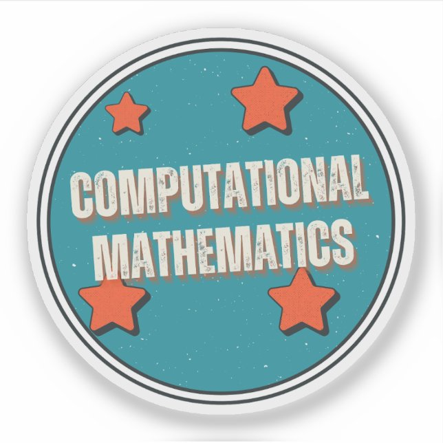 Beräkningsmatematik Klistermärken (Framsida)