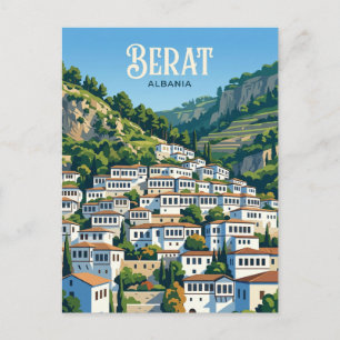 Berat och Gjirokasters historiska centrum Albanien Vykort