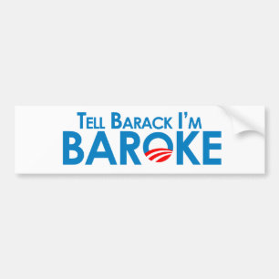 Berätta Barack Im Baroke Bildekal