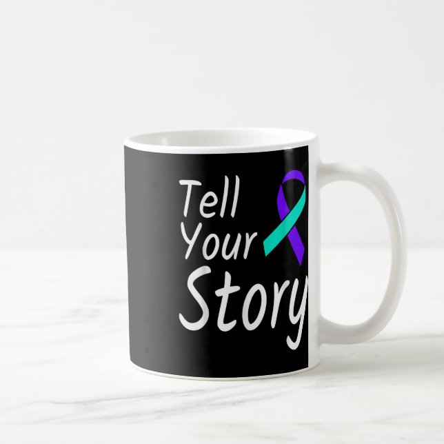 Berätta Din Historia Suicide Prevention Band Medve Kaffemugg (Höger)