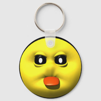 Berätta för dem vad du tänka nyckelring