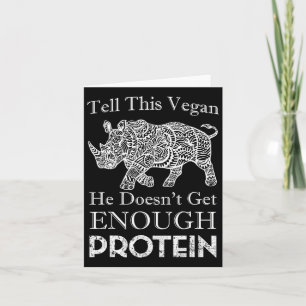 Berätta för den här Vegan tillräckligt med Protein Kort
