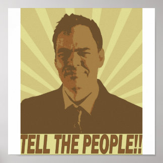 "Berätta för folket!" Poster