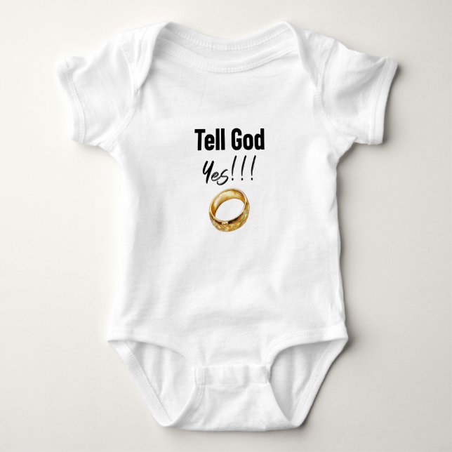 Berätta för Gud! T Shirt (Framsida)