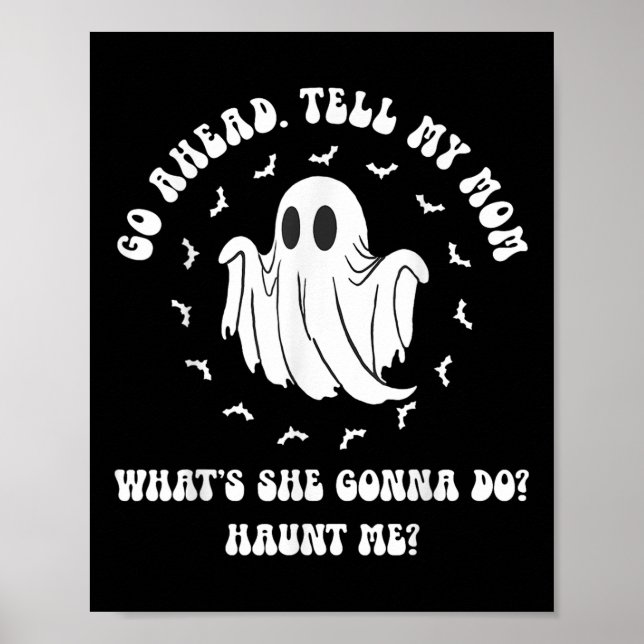 Berätta för Mamma vad hon ska göra_ Haunt Me__ Poster (Framsidan)