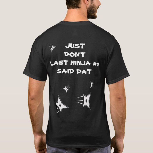 BERÄTTA FÖR MÄNNISKOR ATT DU HAR PENGAR T SHIRT (Baksida)
