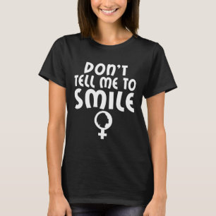 Berätta för mig att feminismen är stark kvinnlig f t shirt