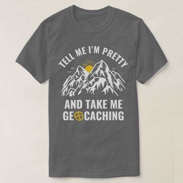 Berätta för mig om Söt och ta mig Geo T Shirt (Design framsida)