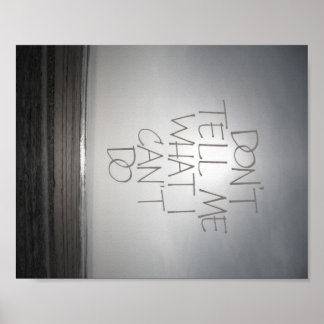 Berätta inte vad jag inte kan Poster