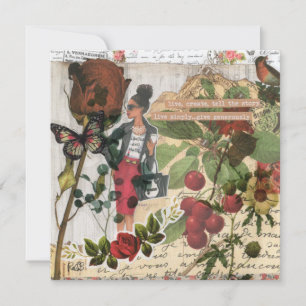 Berätta om det platta hälsningskortet i artikeln