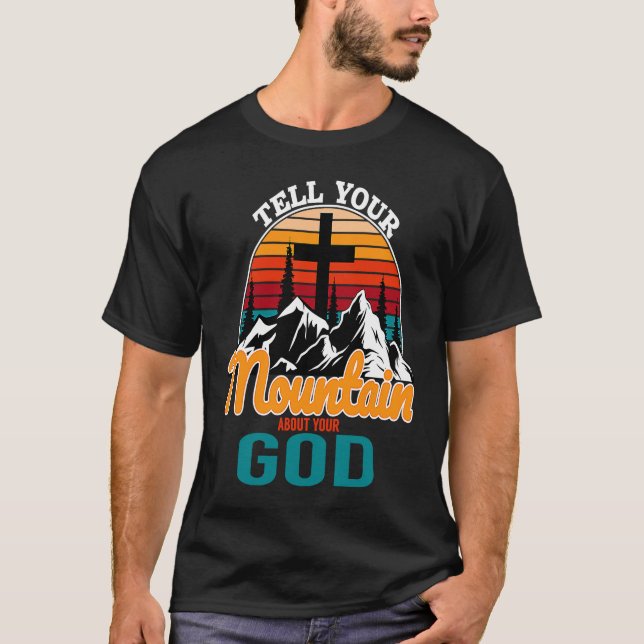 Berätta om din Religiösa Kristus T Shirt (Framsida)