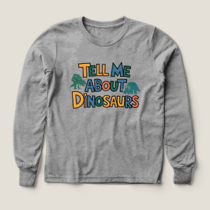 Berätta om dinosaurier - Rolig Dinosaurieälskare T Shirt