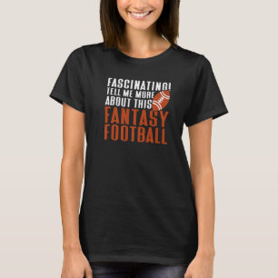 Berätta om Fantasy Football Draft Fantasy Foot T Shirt