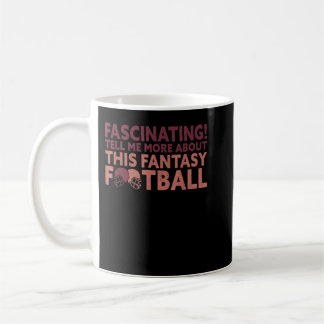 Berätta om Fantasy Football Draft Fantasy Kaffemugg