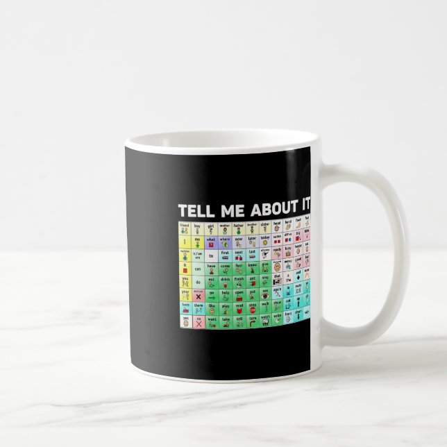 Berätta om Tal språkpatologi Aac Spe Kaffemugg (Höger)