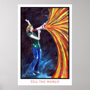 Berätta världen poster