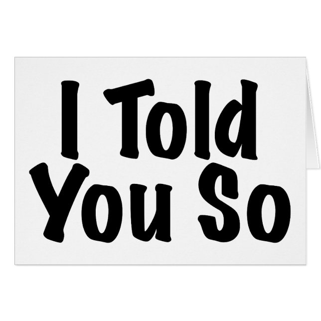 Berättade dig så hälsningskort (Framsidan Horizontal)