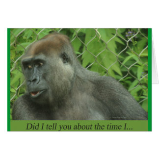 Berättade jag för er när jag... hälsningskort