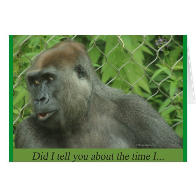 Berättade jag för er när jag... hälsningskort (Framsidan Horizontal)