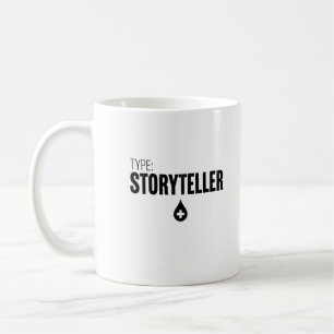Berättare Författare Journalist Bloggare Skrivande Kaffemugg
