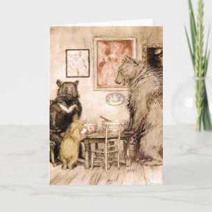 Berättelse av de tre björnarna vid det Rackham Kort