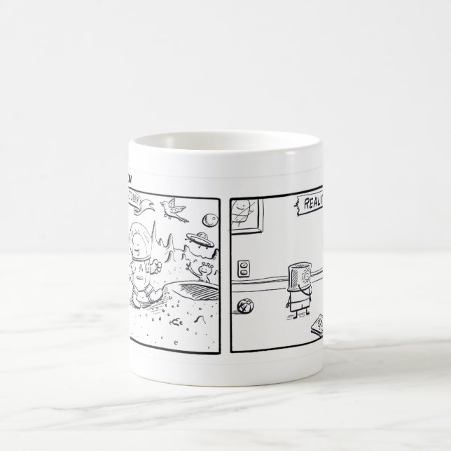 Berättelse av den komiska muggen för Poot Kaffemugg (Center)