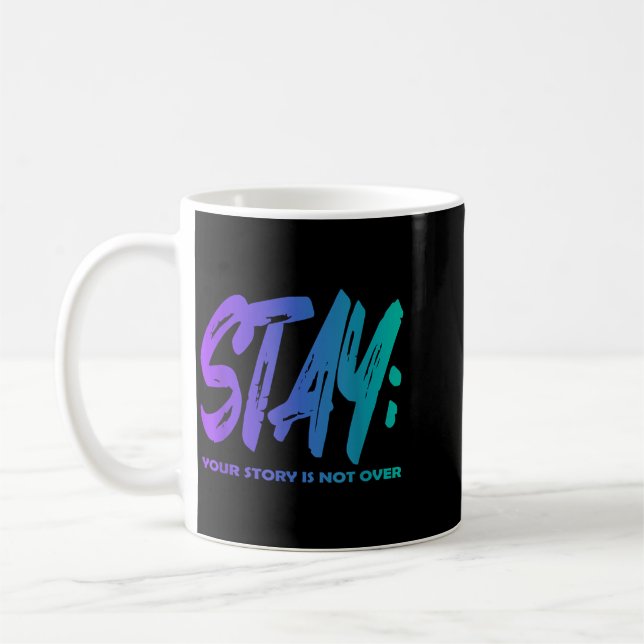 Berättelsen Är Inte Över Fortsätt Design För Medve Kaffemugg (Vänster)