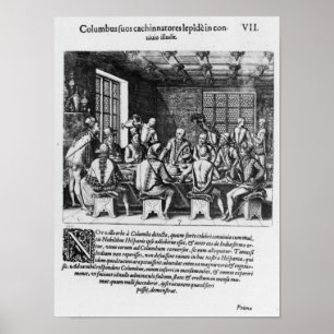 Berättelsen av ägget av Christopher Columbus Poster