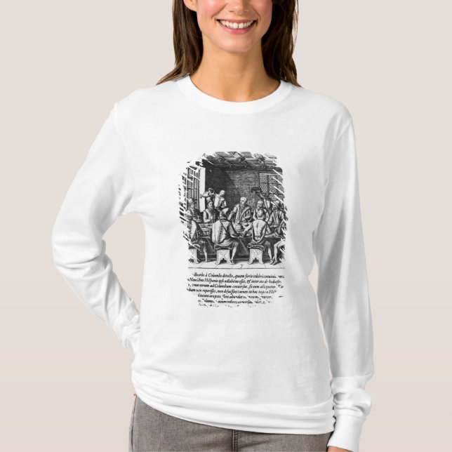 Berättelsen av ägget av Christopher Columbus T-shirt (Framsida)