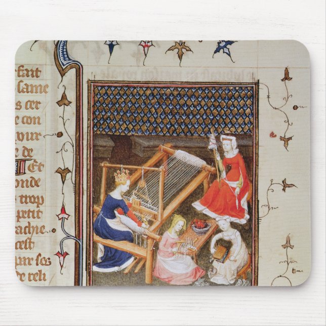 Berättelsen av Gaia, från ` De Claris Mulieribus' Musmatta (Framsidan)