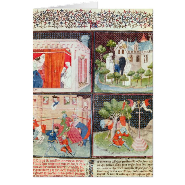 Berättelsen av Lancelot Hälsningskort (Framsidan)