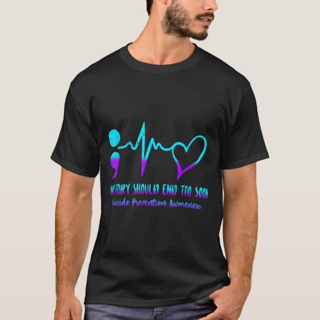 Berättelsen bör inte ta slut för tidigt. Förebygga T Shirt (Framsida)