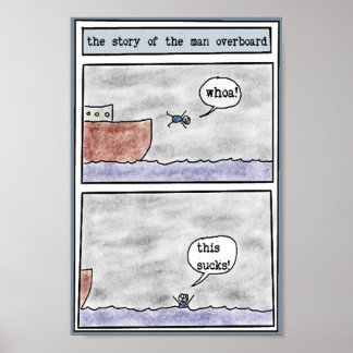 berättelsen om mannen överbord poster