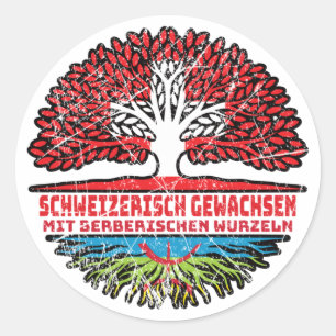 Berber Berberisch Schweizer Schweiz Baum Wurzel Runt Klistermärke
