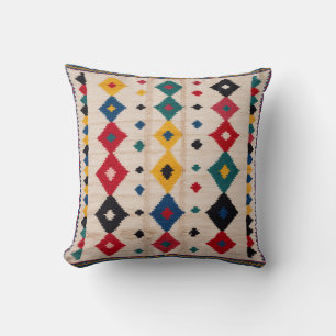 Berber Inspired White Kilim Pillows: Chic Meets Kudde