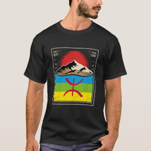 Berber Kabylie Amazigh-flagga T Shirt