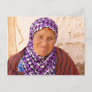 Berber-kvinna Vykort