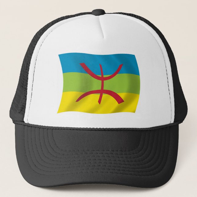 Berberfolkets flagghatt truckerkeps (Framsida)