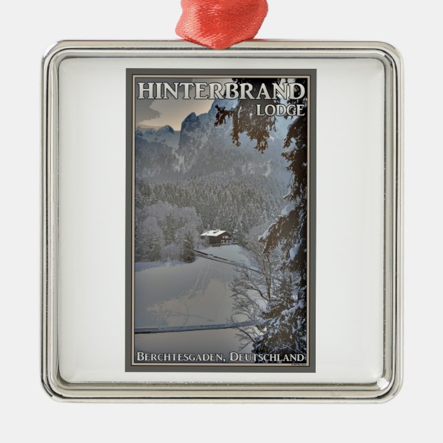 Berchtesgaden - Hinterbrand loge Julgransprydnad Metall (Framsidan)
