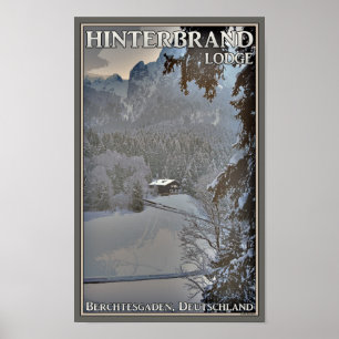 Berchtesgaden - Hinterbrand loge Poster