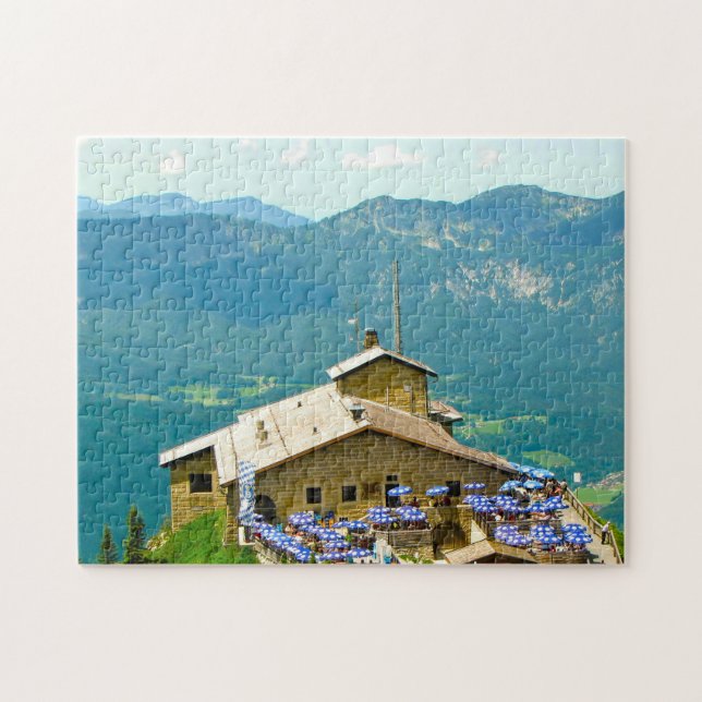 Berchtesgaden Kehlsteinhaus Tyskland. Pussel (Horisontell)