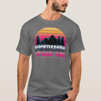 Berchtesgaden nationalpark med GPS-plats 80s T Shirt