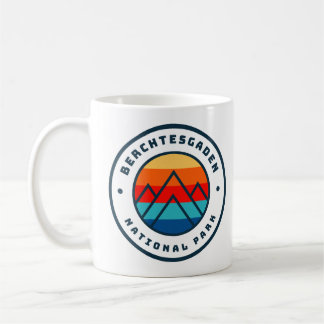 Berchtesgaden nationalpark Tyskland minimalist Kaffemugg