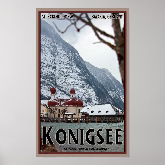 Berchtesgaden - St Bartholomew Poster (Framsidan)