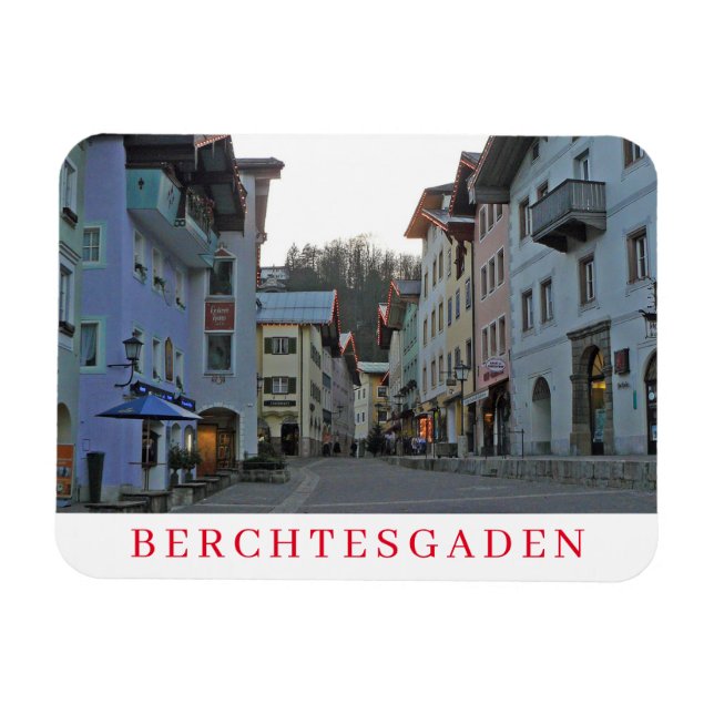 Berchtesgaden-vykylmagnet Magnet (Horisontell)
