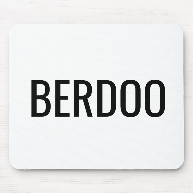 Berdoo Mousepad Musmatta (Framsidan)