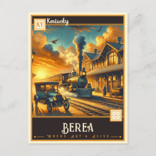 Berea, Kentucky VINTAGE Vykort