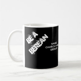 Berean Apologetics Bible Verse Personlig Black Kaffemugg