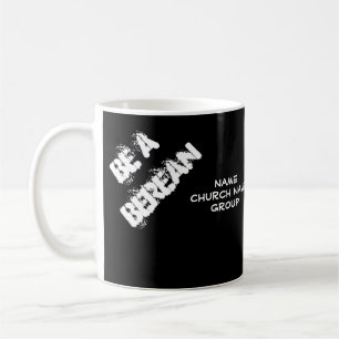 Berean Apologetics Bible Verse Personlig Black Kaffemugg
