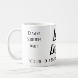 Berean Search Scripture Kaffemugg